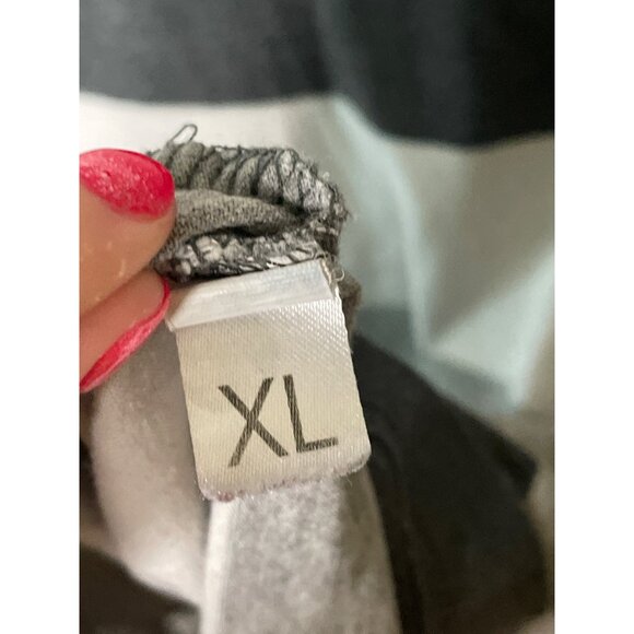 Tony Hawk Boys XL Striped Hoodie Gray White Rayon Casual Pullover Top Cotton Ble - Picture 5 of 6